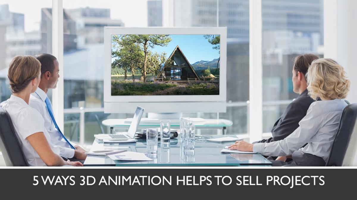 Architects and Clients Watching 3D Animation
