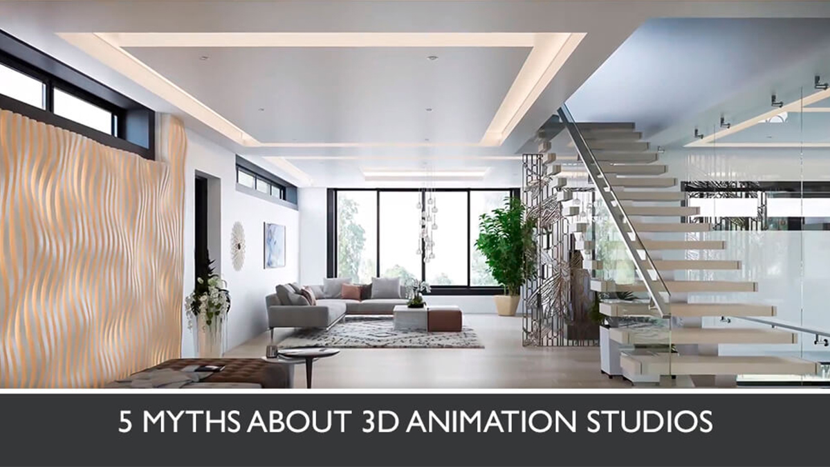 Photorealistic 3D Video Of A Modern House Interior