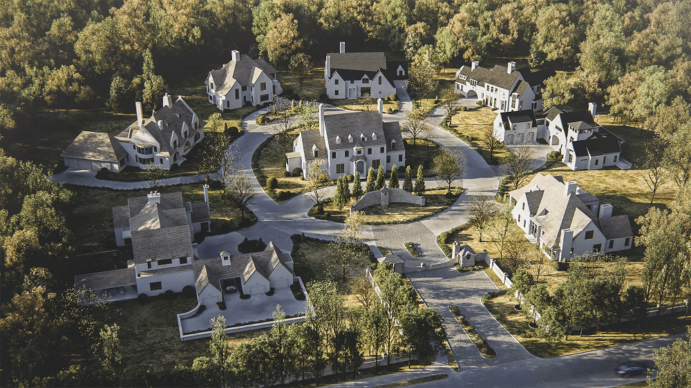 Photoreal CGI of a Residential Complex