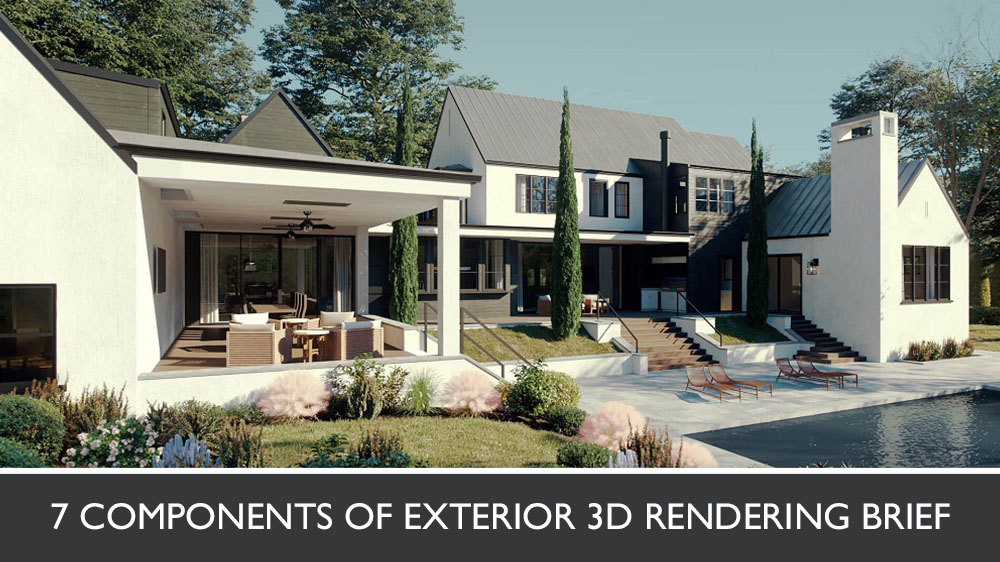Architectural 3D Render of a Residence